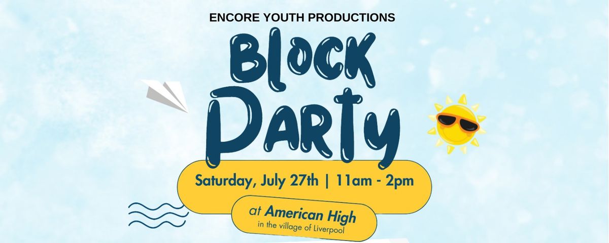 EYP Block Party Fundraiser! 