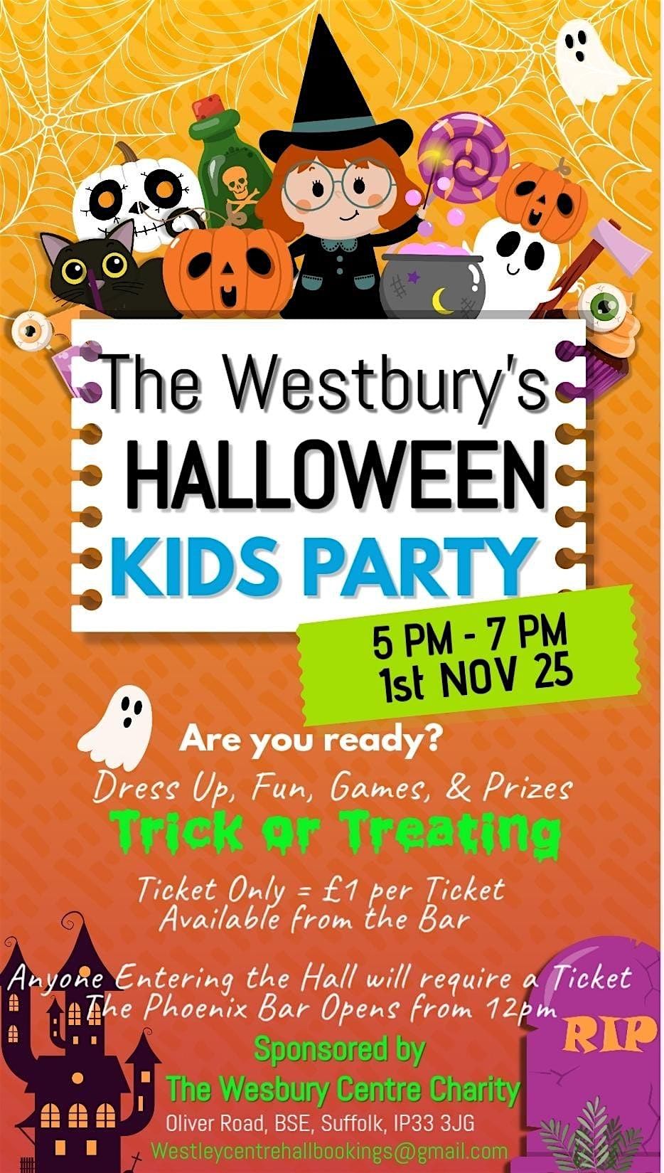 The Westbury\u2019s Halloween Kids Party