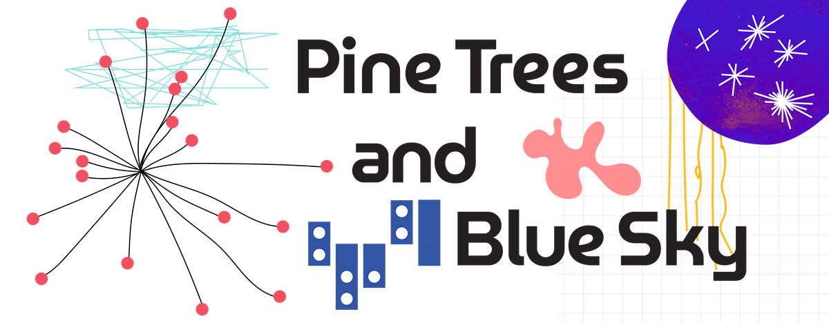 Pine Trees and Blue Sky