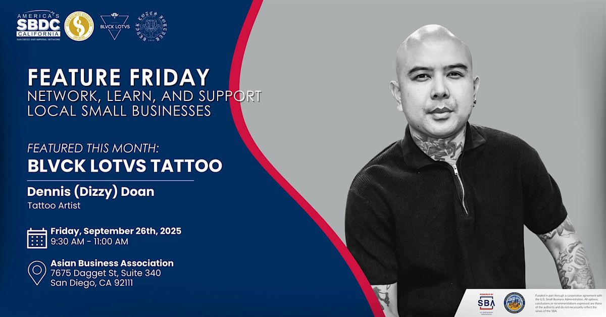 [September] Feature Friday - BLVCK LOTVS TATTOO
