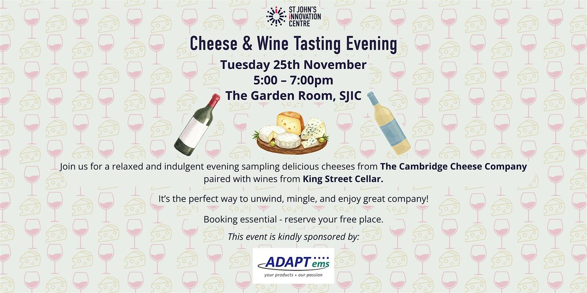 Cheese & Wine Tasting Evening