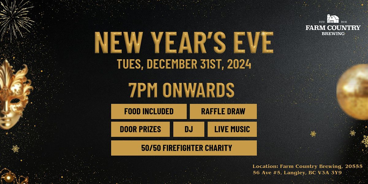 New Year's Eve at Farm Country Brewing