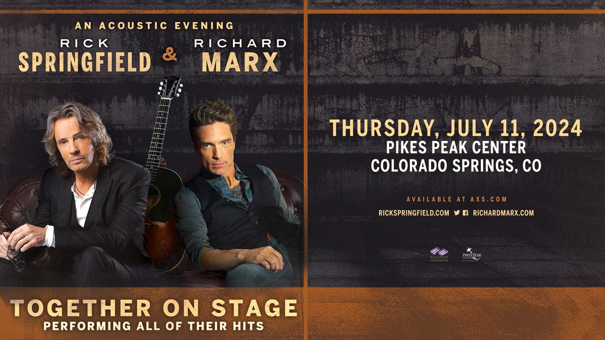 An Acoustic Evening With Rick Springfield and Richard Marx