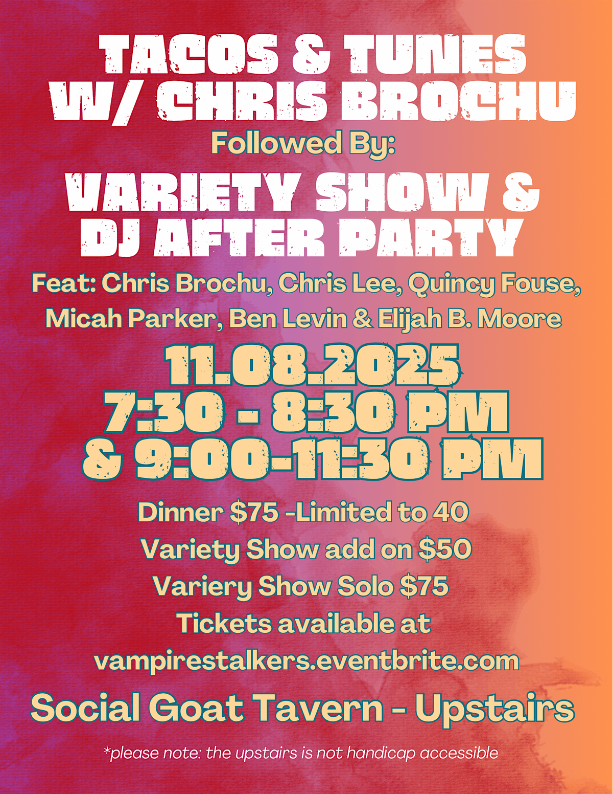 After Party Variety Show & Dj