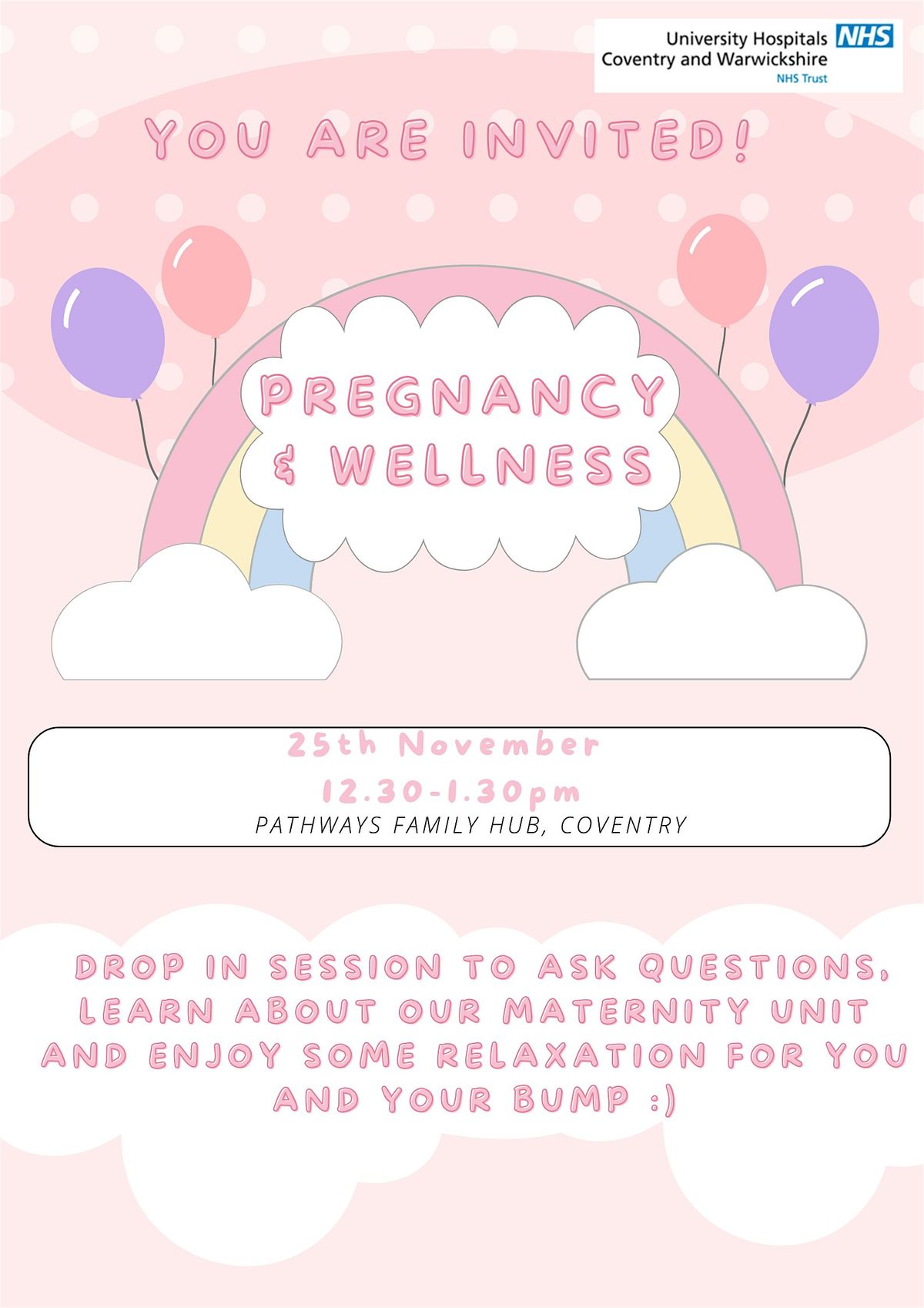 Younger Mothers Wellbeing Drop In Event