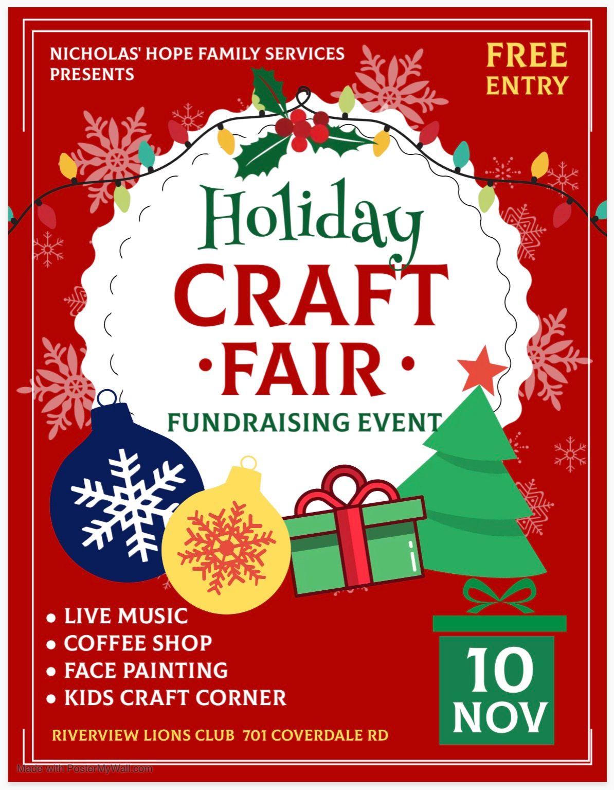 Holiday craft fair 