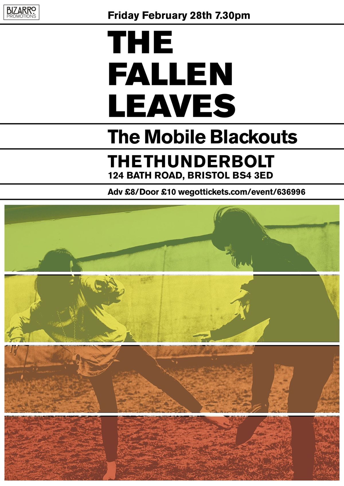 The Fallen Leaves + The Mobile Blackouts +  tbc, The Thunderbolt, Bristol, 28\/02\/25