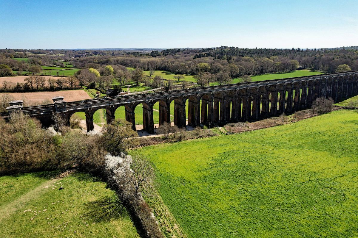 HIKE 22km The Sussex Weald, Ardingly reservoir and the Ouse Valley viaduct