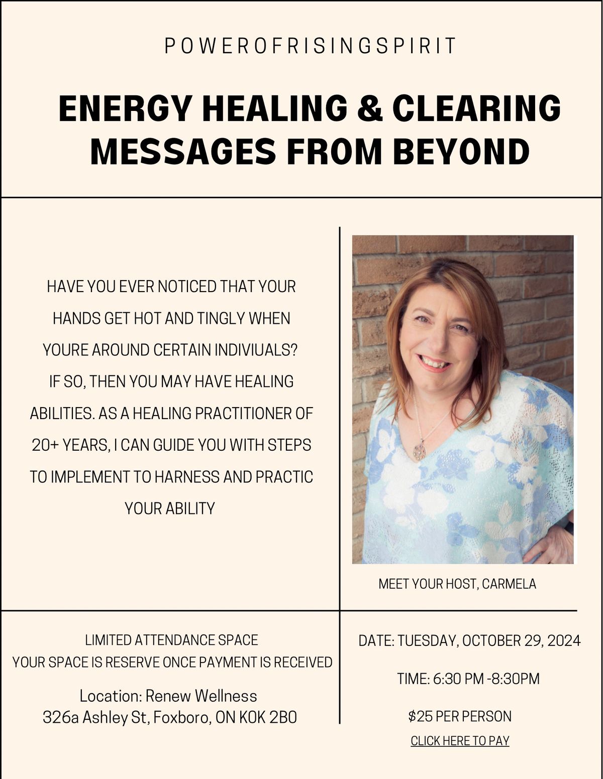 Energy Healing & Clearing Messages From  Beyond 