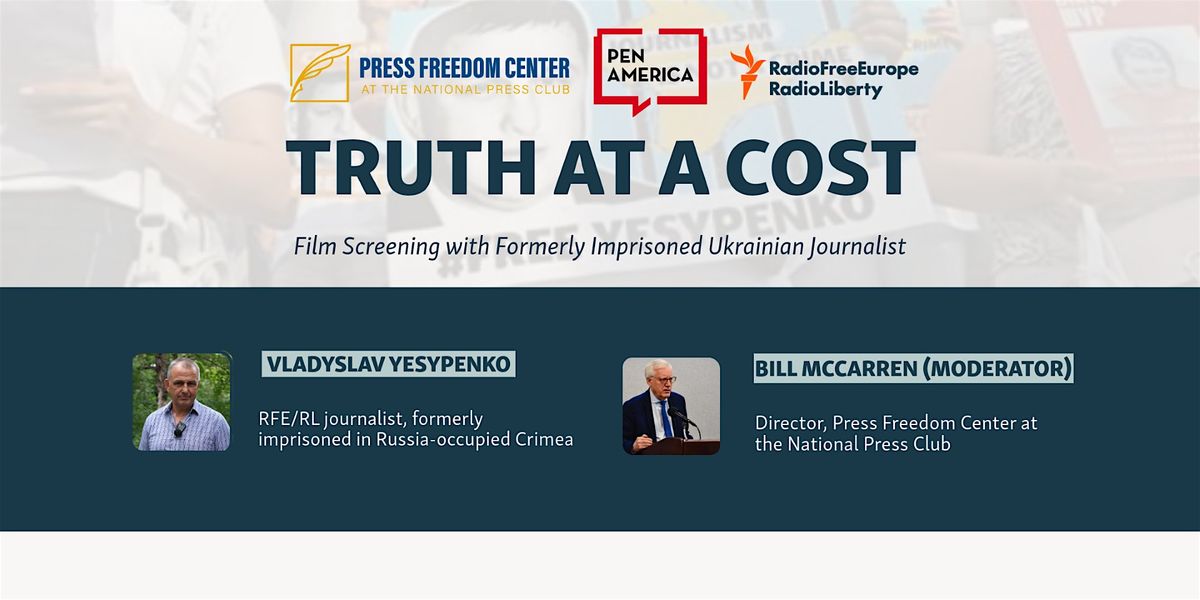 Truth at a Cost: A Film Screening and Conversation with Vlad Yesypenko