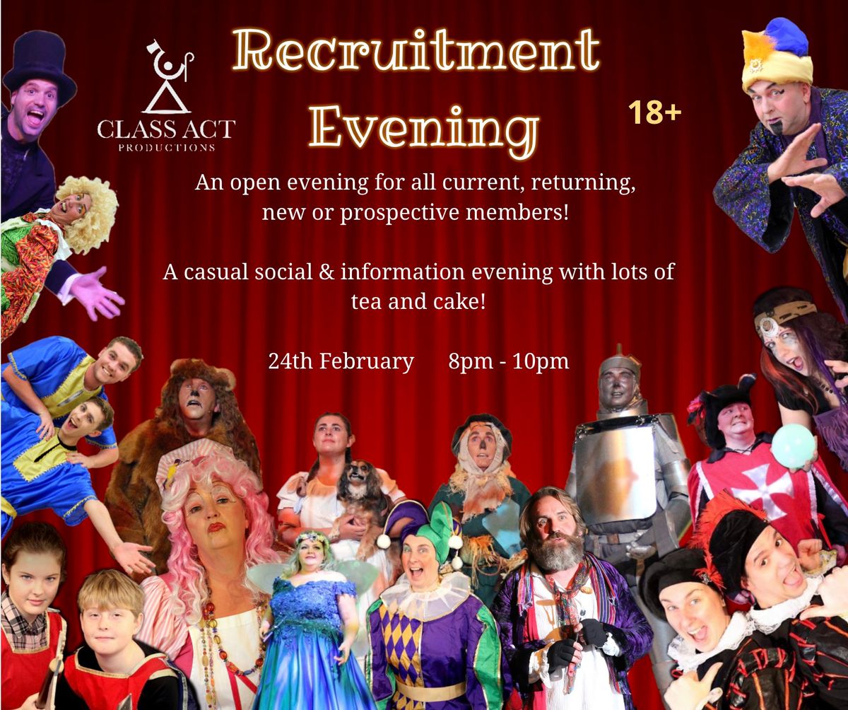 CAPS Recruitment Evening !