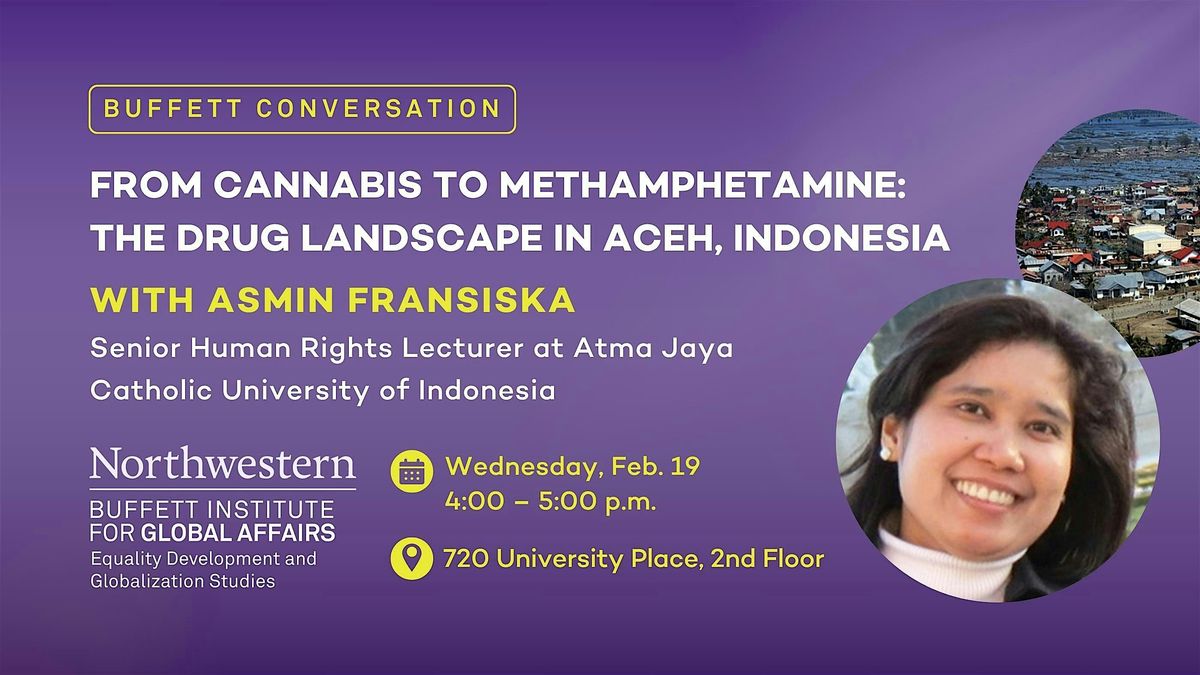 EDGS Talk: Cannabis to Methamphetamine - The Drug Landscape in Indonesia