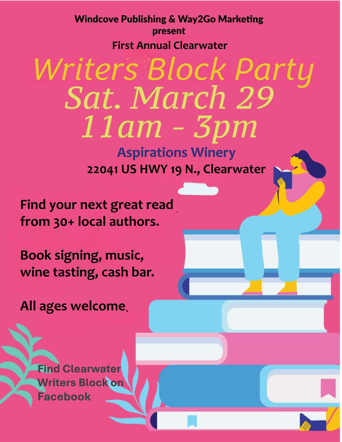 Clearwater Writers Block Party