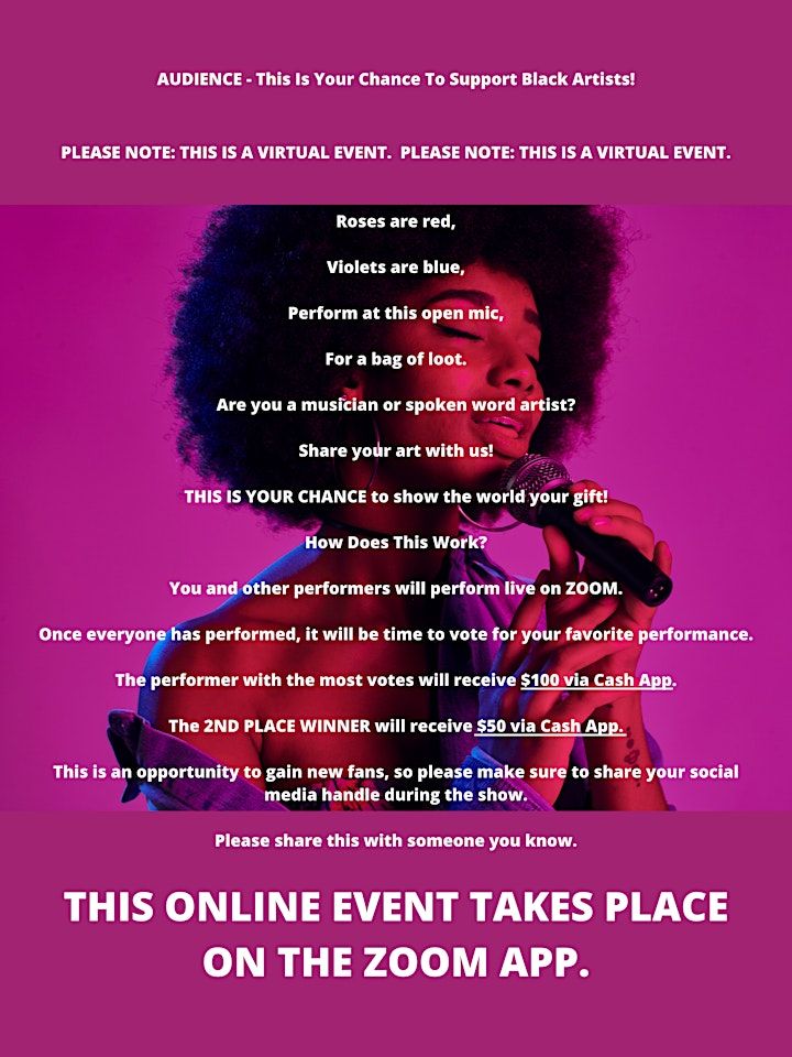 Open Mic Music Poetry Hip Hop Jazz, Kuna, 19 June 2024