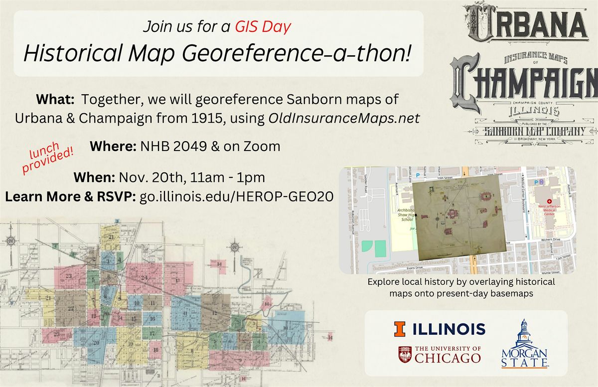 Historical Map Georeference-a-thon