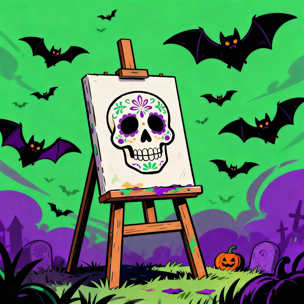Live4Lali Haunted Paint Party