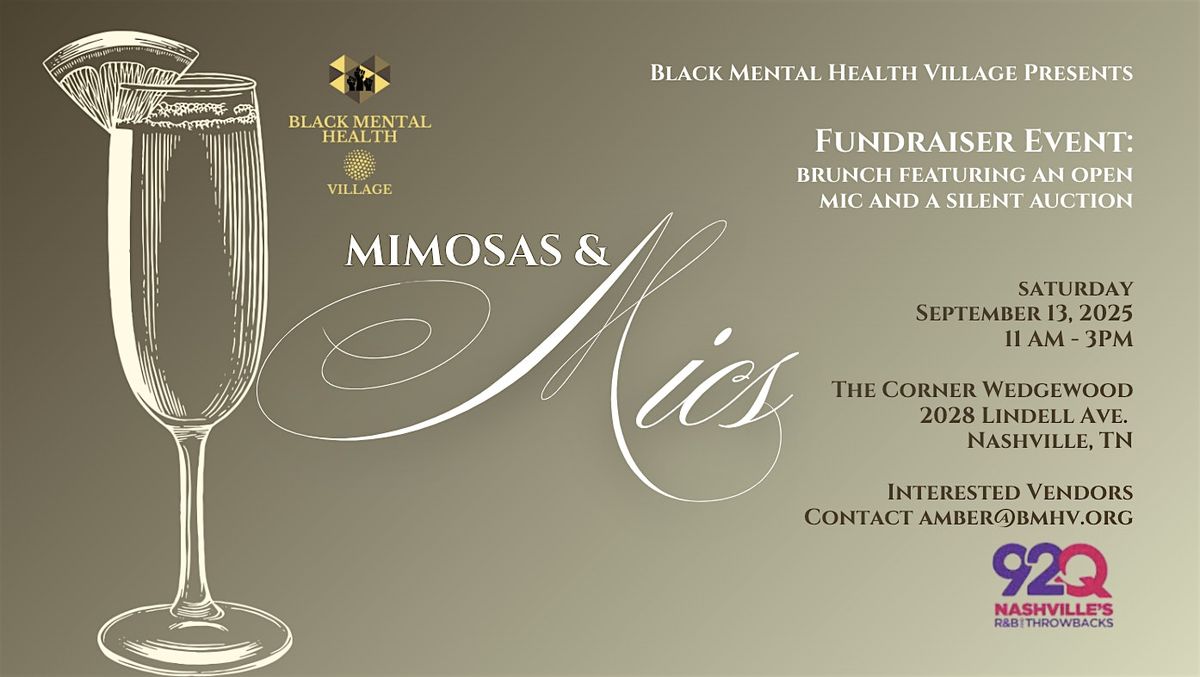 Mimosas and Mics: Brunch and Open Mic Fundraiser Event