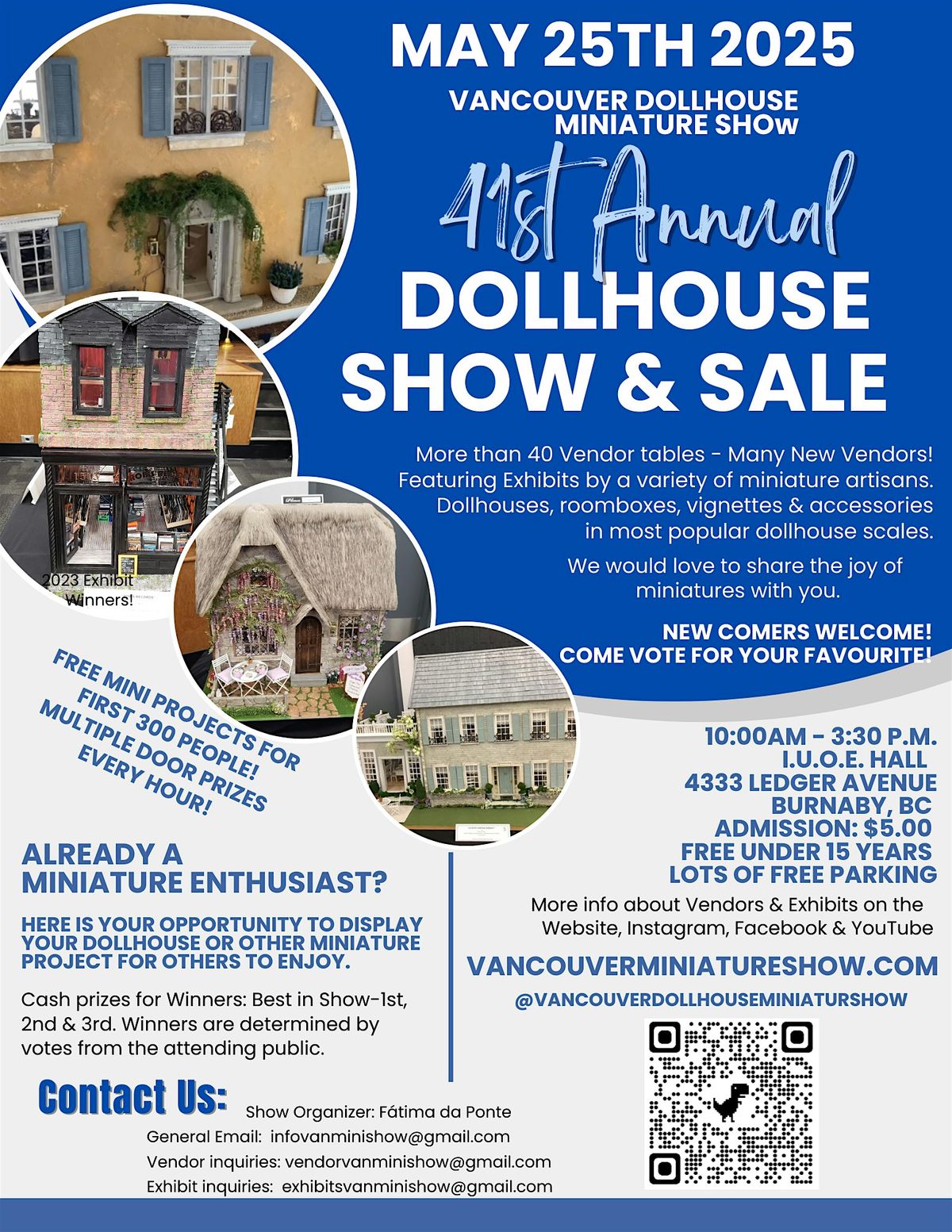 Vancouver Dollhouse Miniature Show & Sale