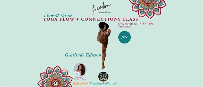 FREE Yoga & Connections Class by Freedom at The Mat