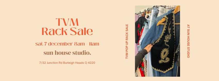 TVM Rack Sale at Sun House Studio 