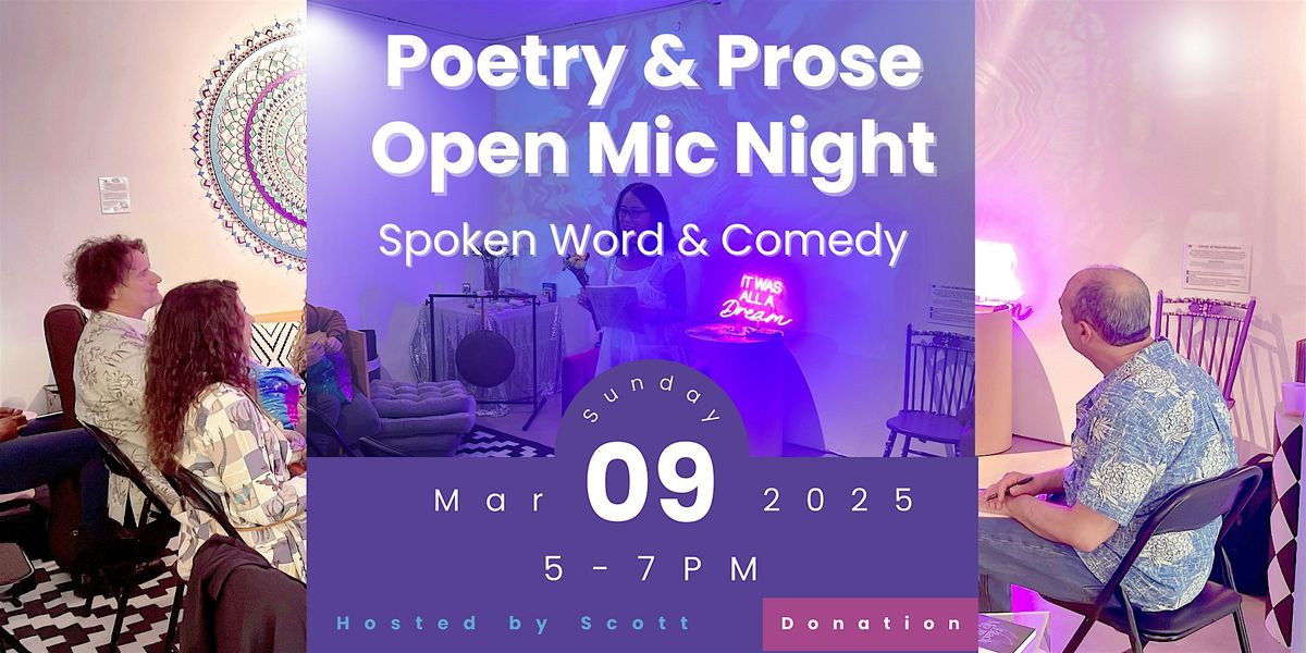 Poetry & Prose Open Mic Night \u2013 Spoken Word & Comedy in NYC