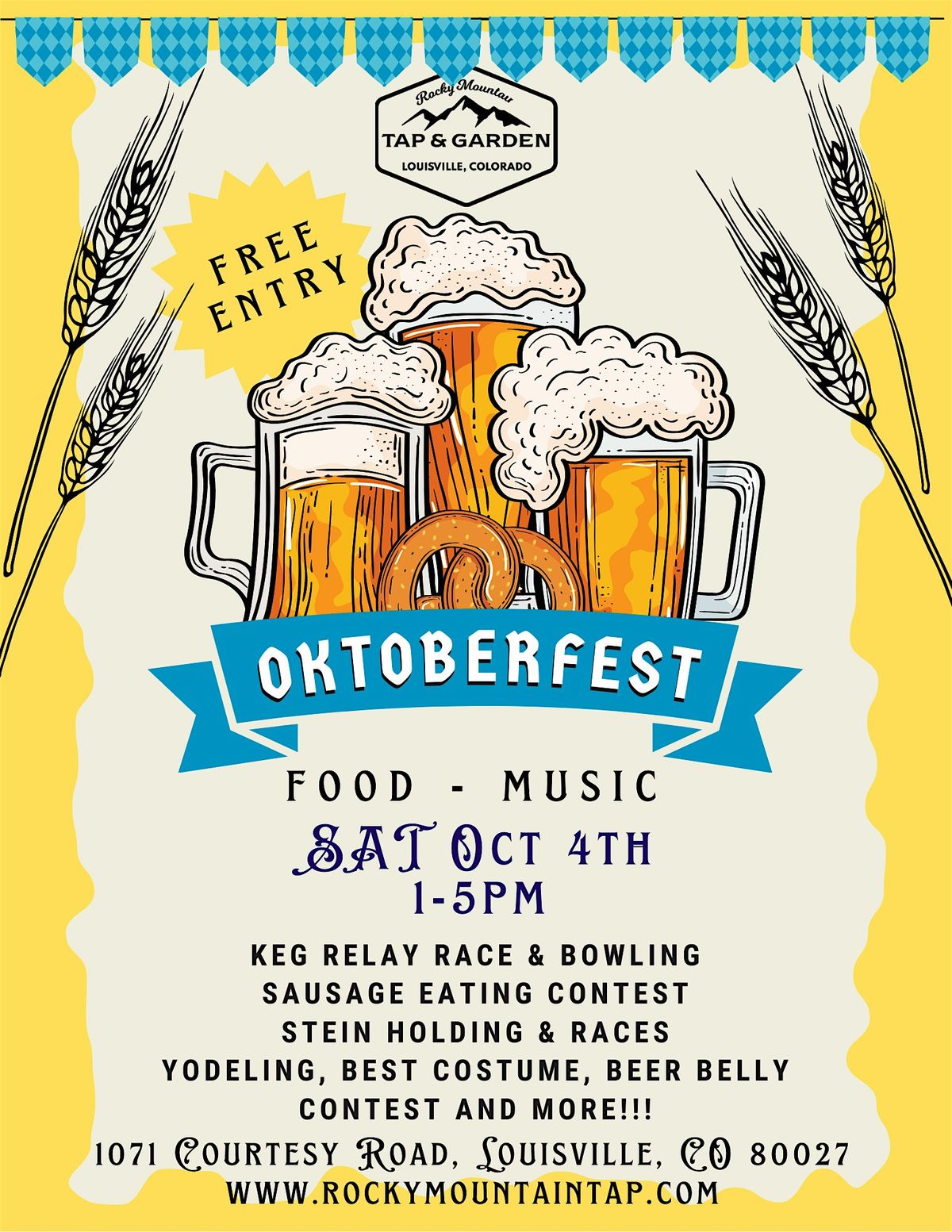 Oktoberfest at Rocky Mountain Tap & Garden