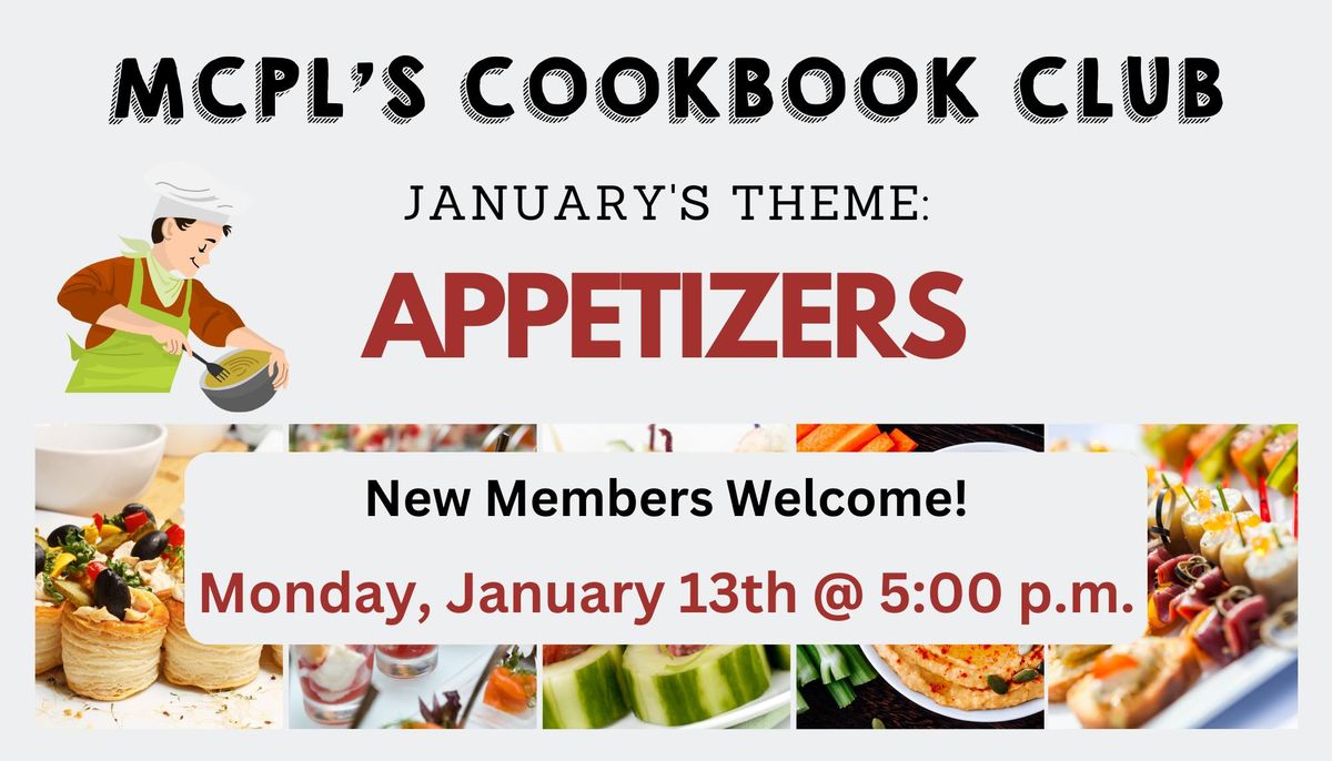 What's Cooking @ MCPL: a cookbook club