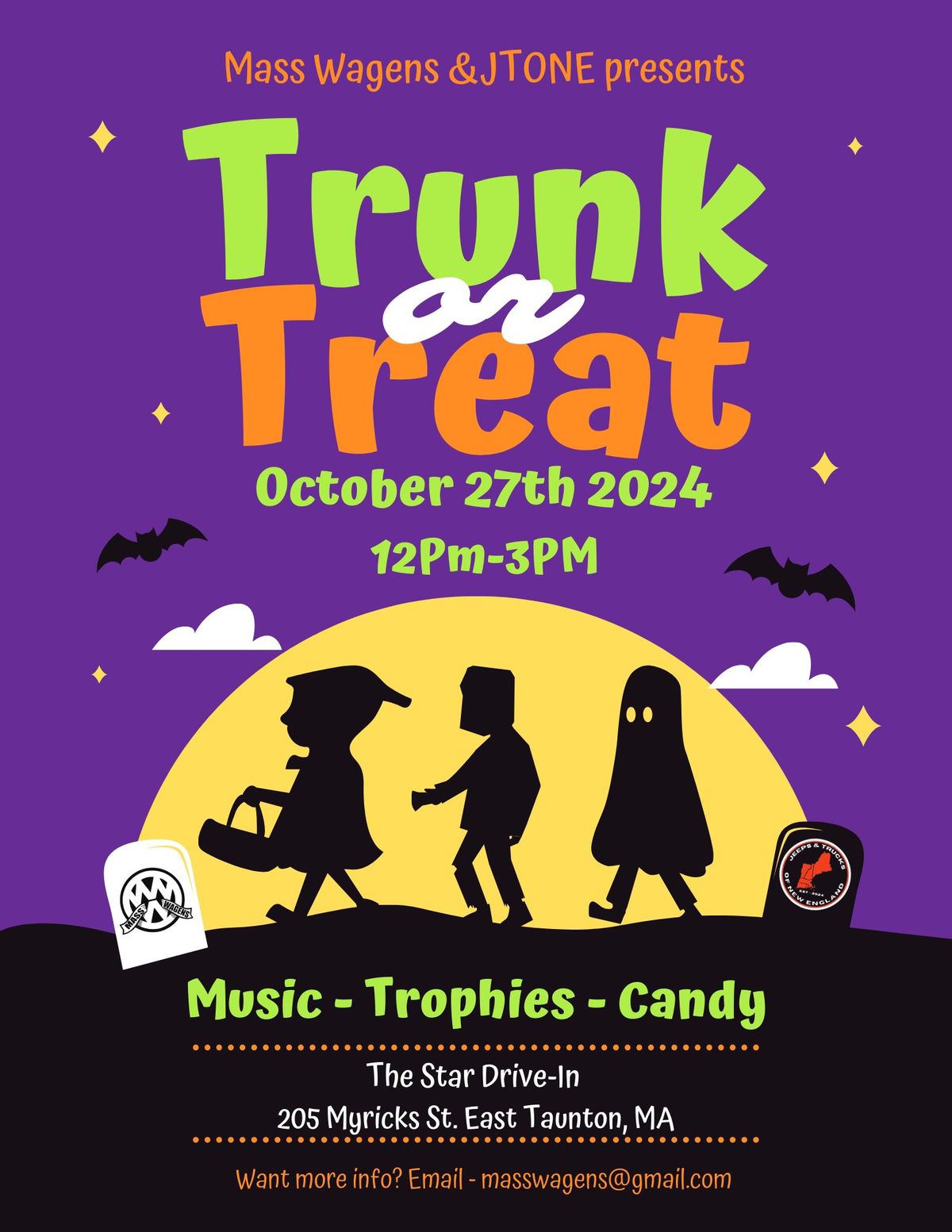 Mass Wagens & JTONE Trunk or Treat