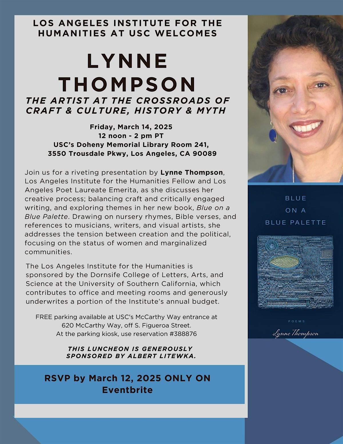 Los Angeles Institute of the Humanities at USC welcomes Lynne Thompson