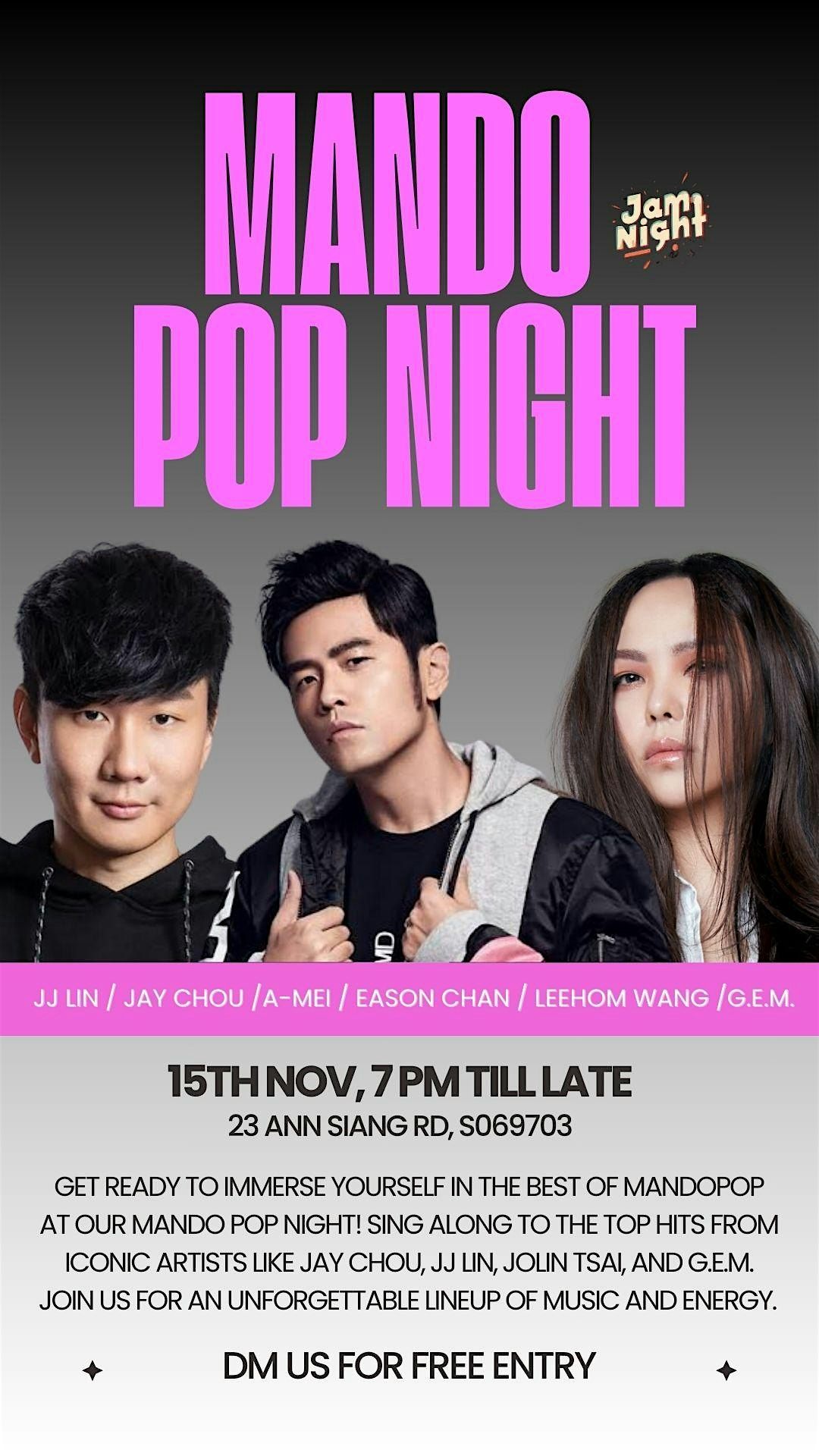 MANDO POP NIGHT