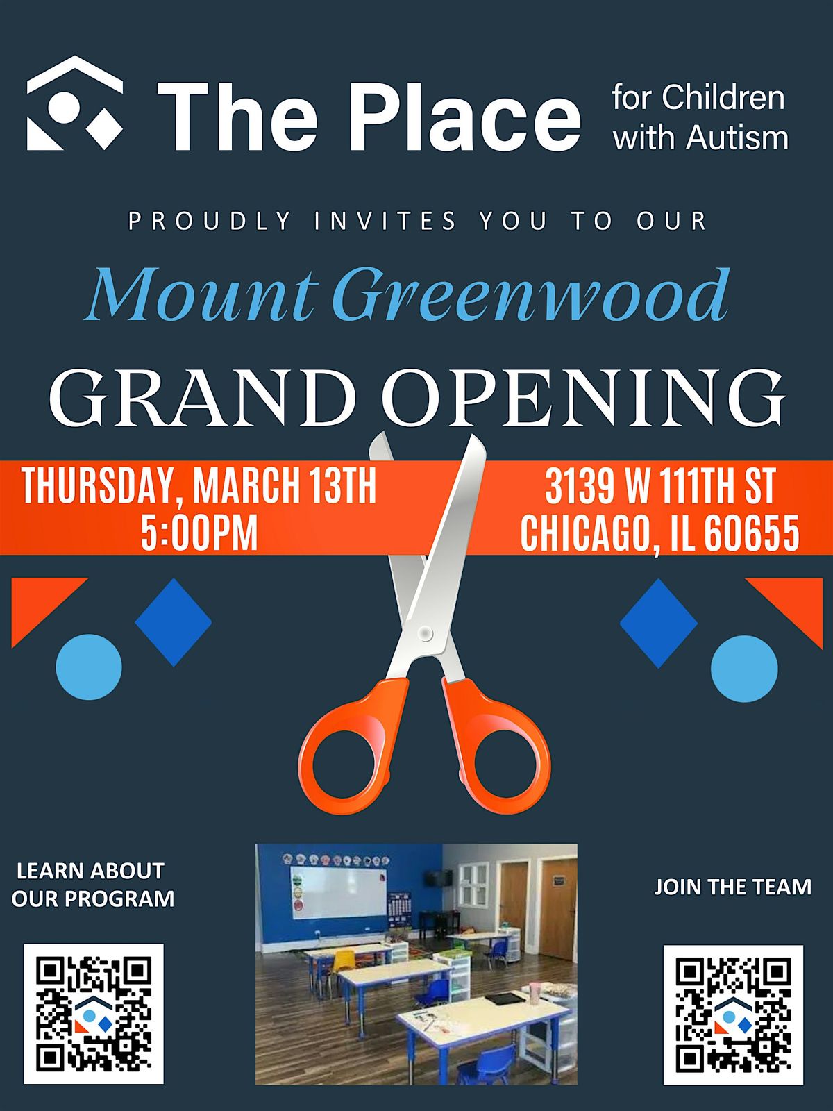 Mount Greenwood Grand Opening: The Place for Children with Autism