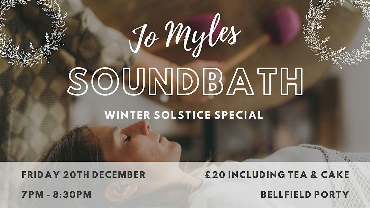 JO MYLES SOUNDBATH FOR WINTER SOLSTICE