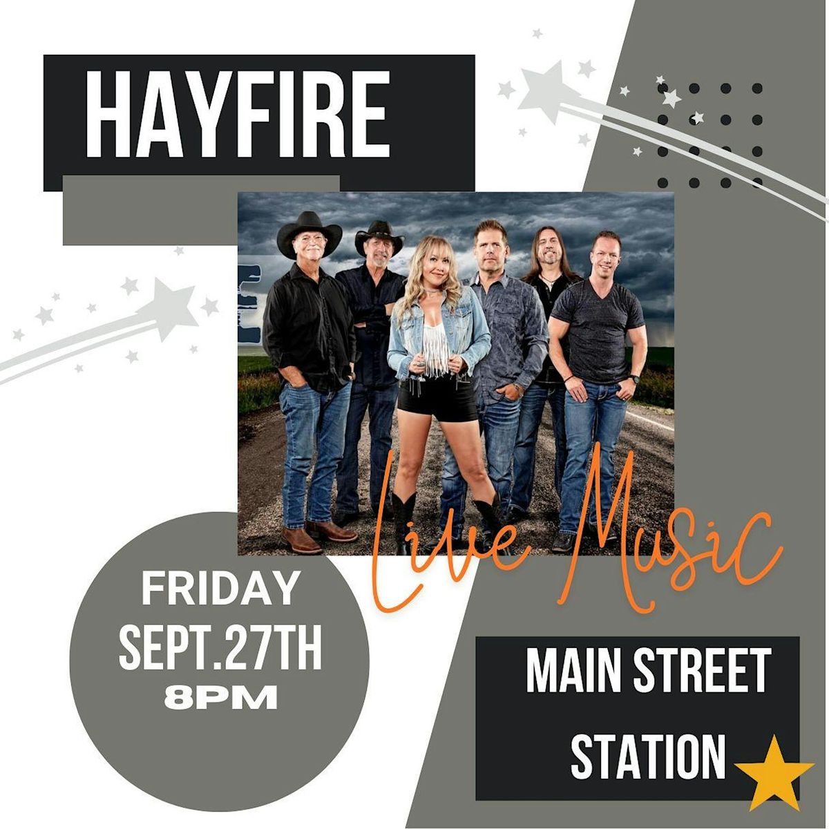 Hayfire Rockin\u2019 the Garage Bar Main Street Station