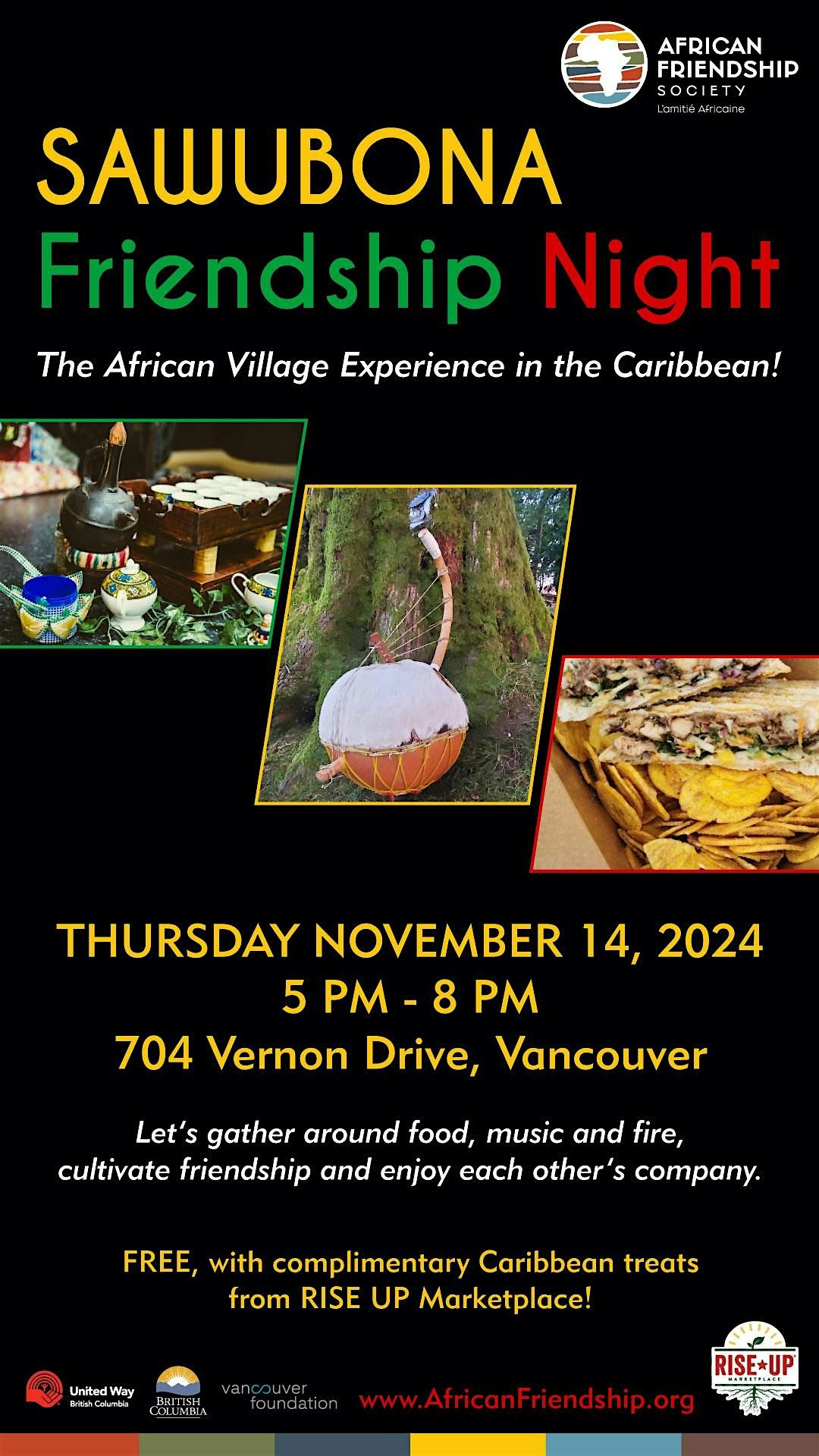 Sawubona Friendship Night - Fall 2025