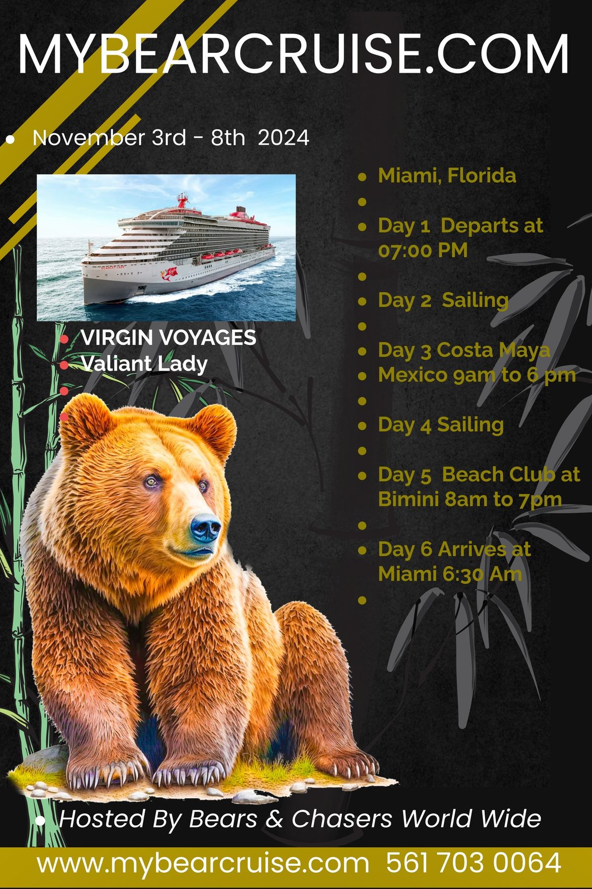 Bear Cruise from Miami