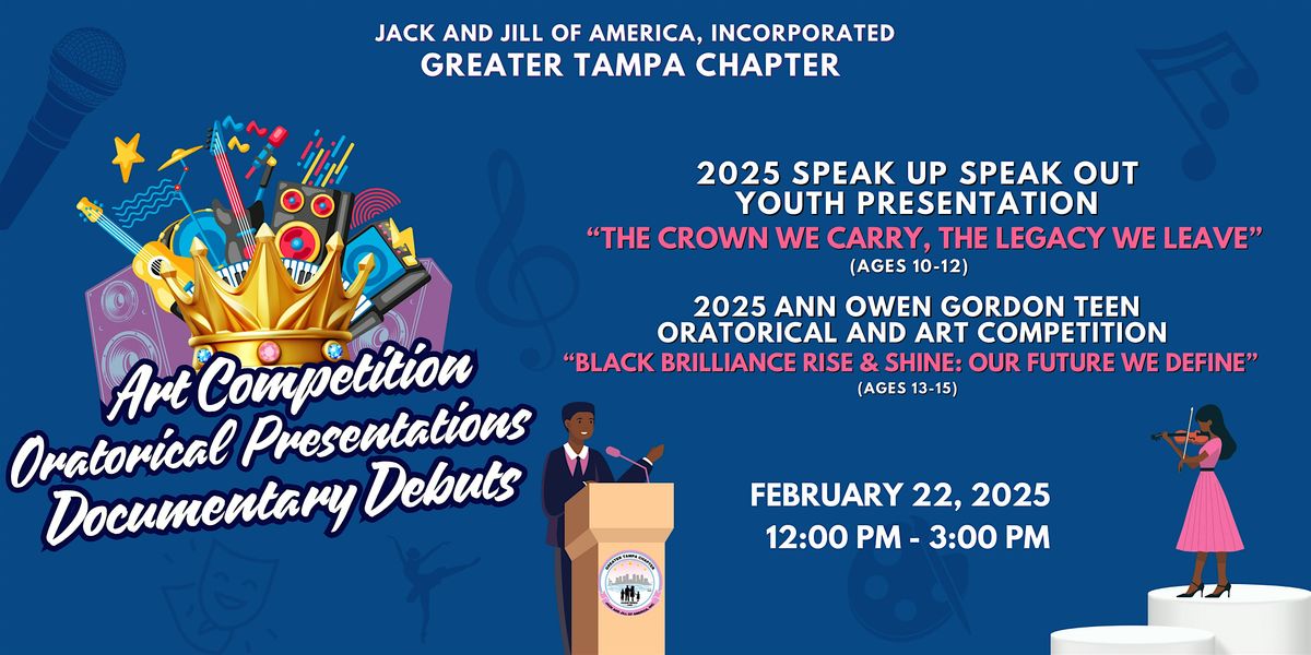 2025 Ann Owen Gordon Teen Oratorical, Art Competition, and Talent Showcase