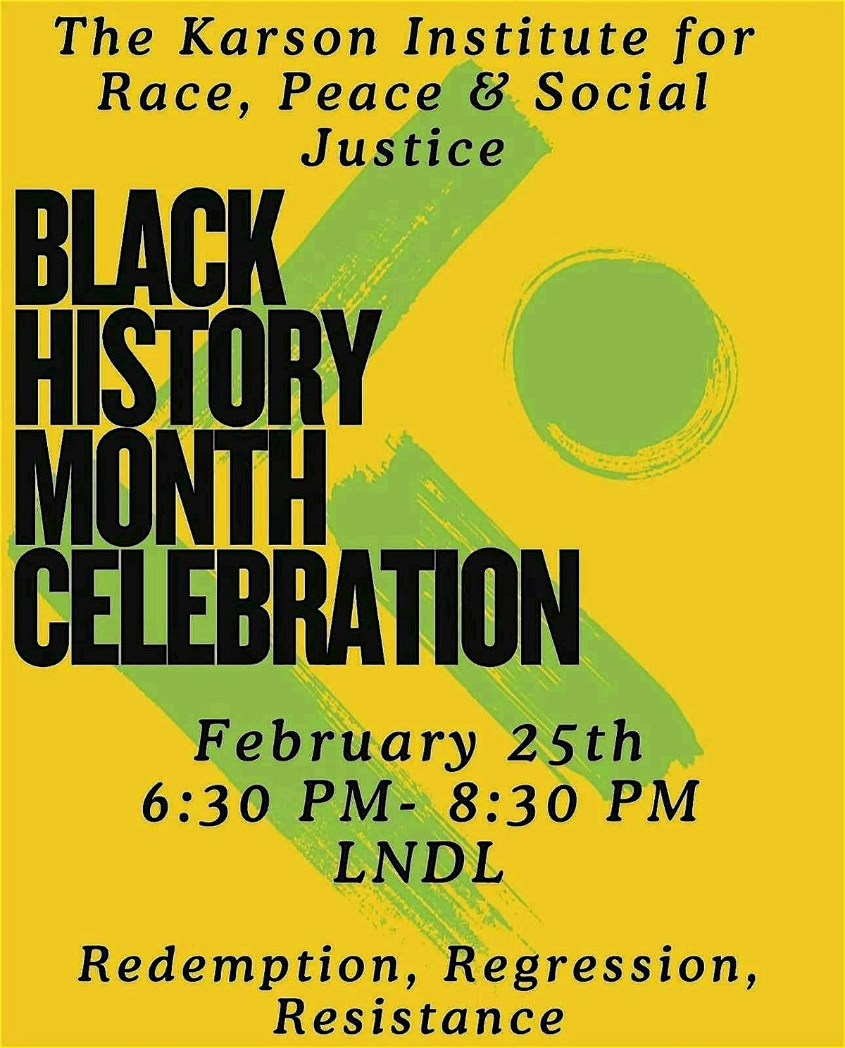 The Karson Institute's Black History Month Celebration