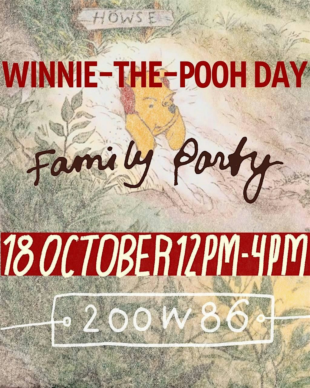 Winnie-the-Pooh Day. Family Paty