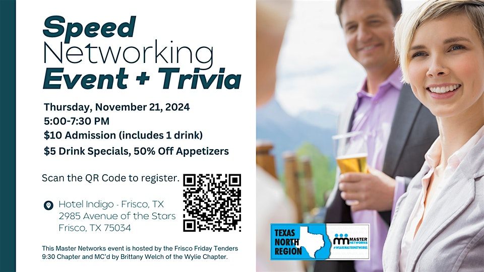 Speed Networking EVENT + TRIVIA