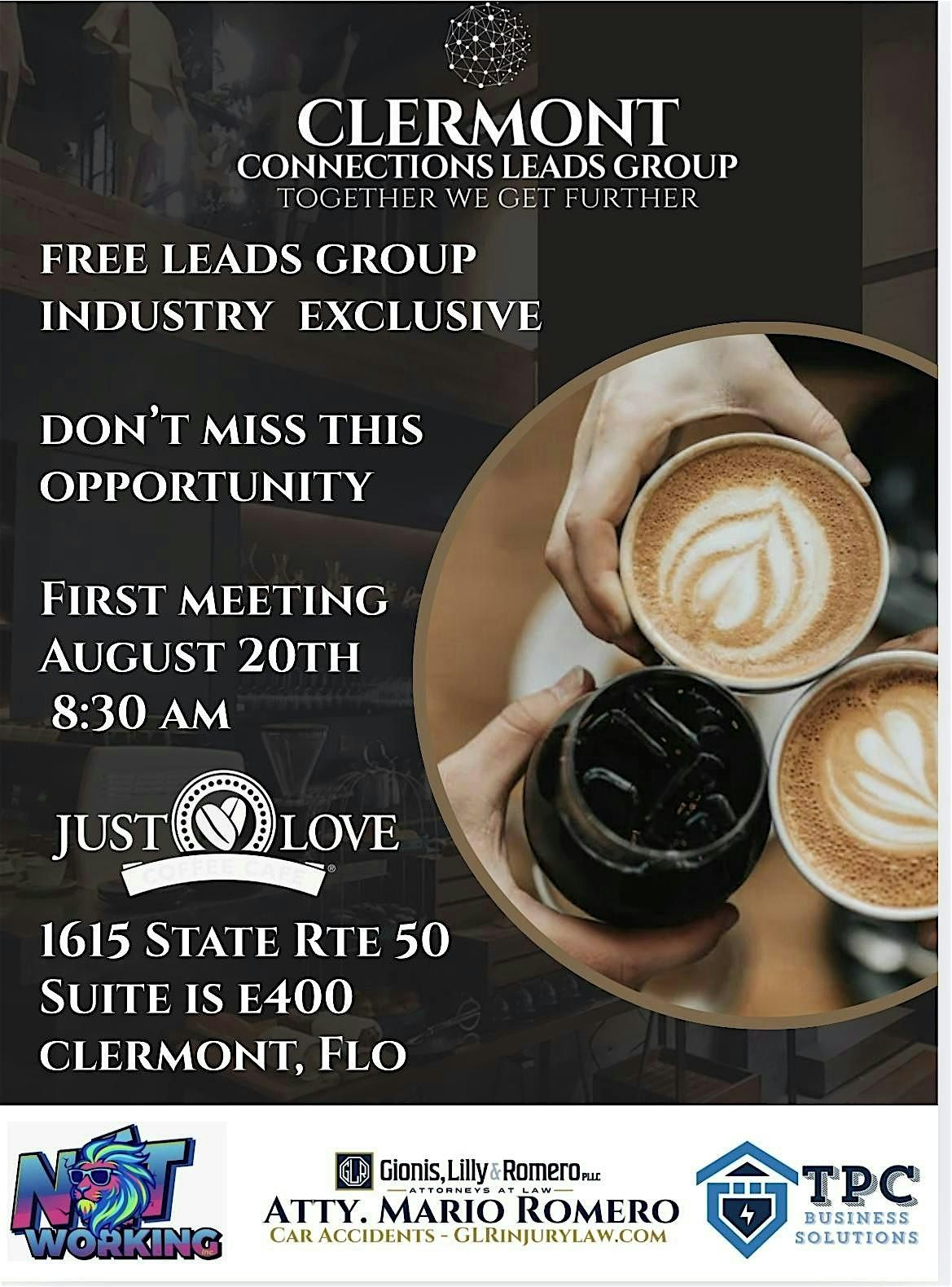 Free  Event- New Clermont Leads Group