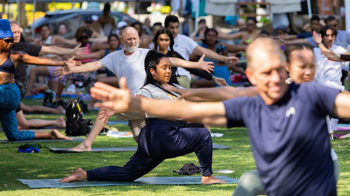 Yoga with Stefanie powered by Yena at Klyde Warren Park