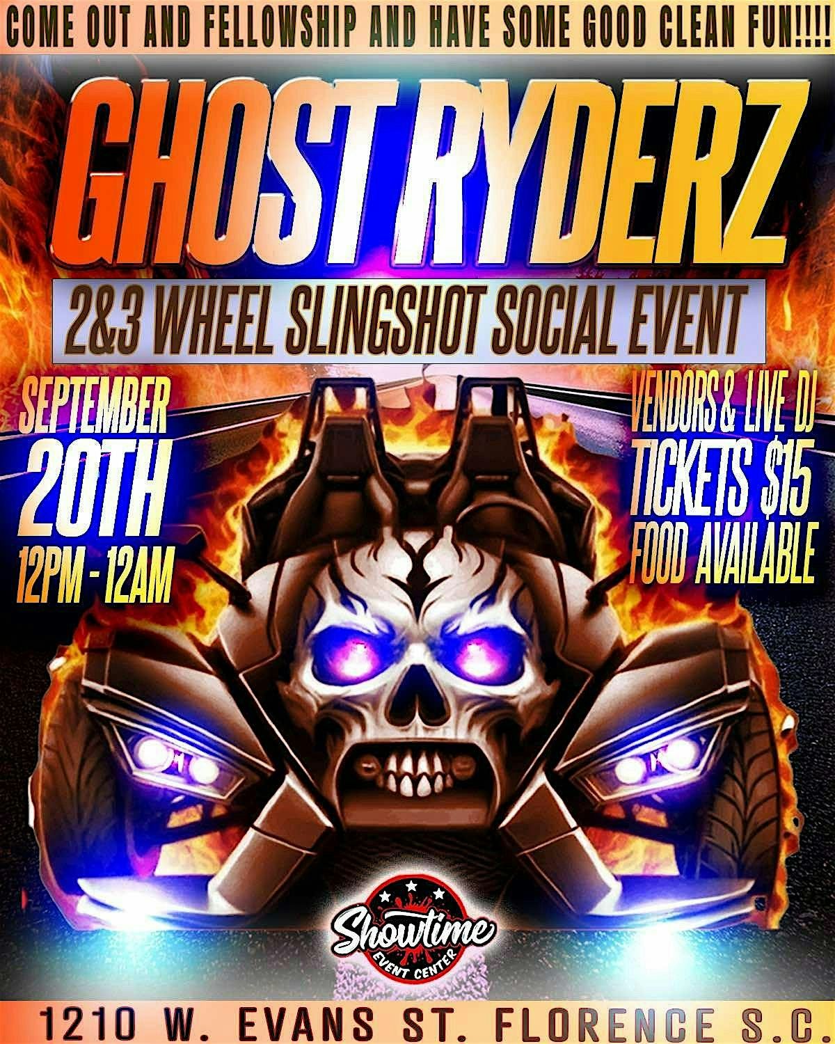 Ghost Ryderz Slingshot 2's & 3's Social Event