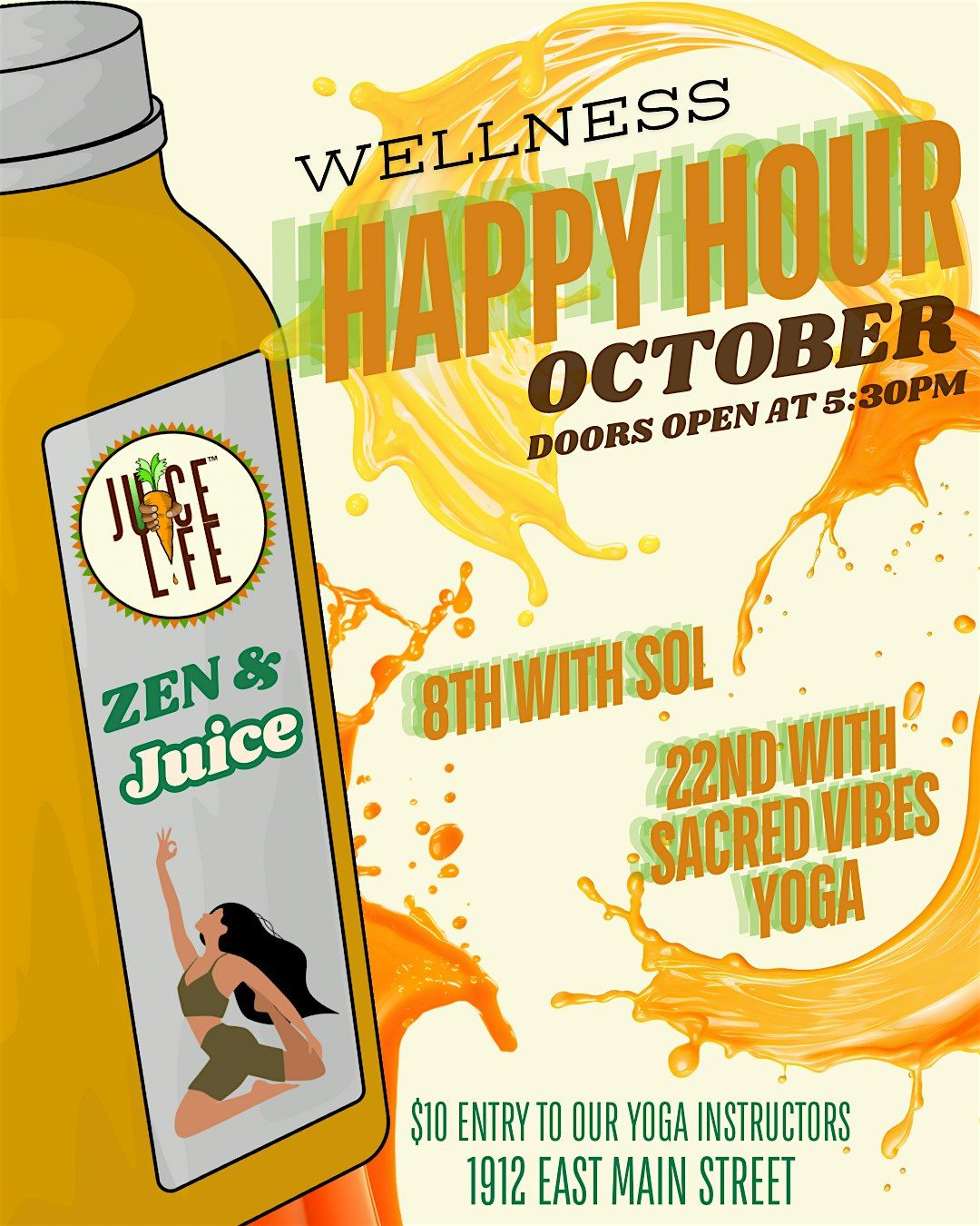 Zen & Juice:  Wellness Happy Hour