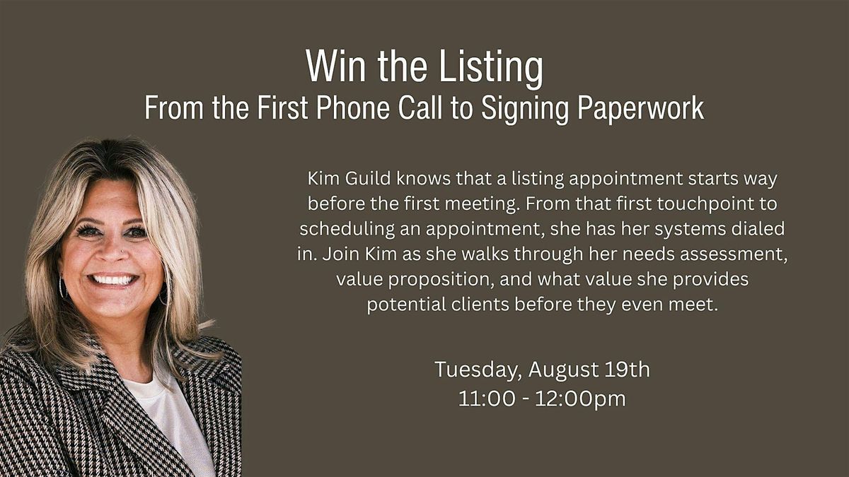 Win the Listing