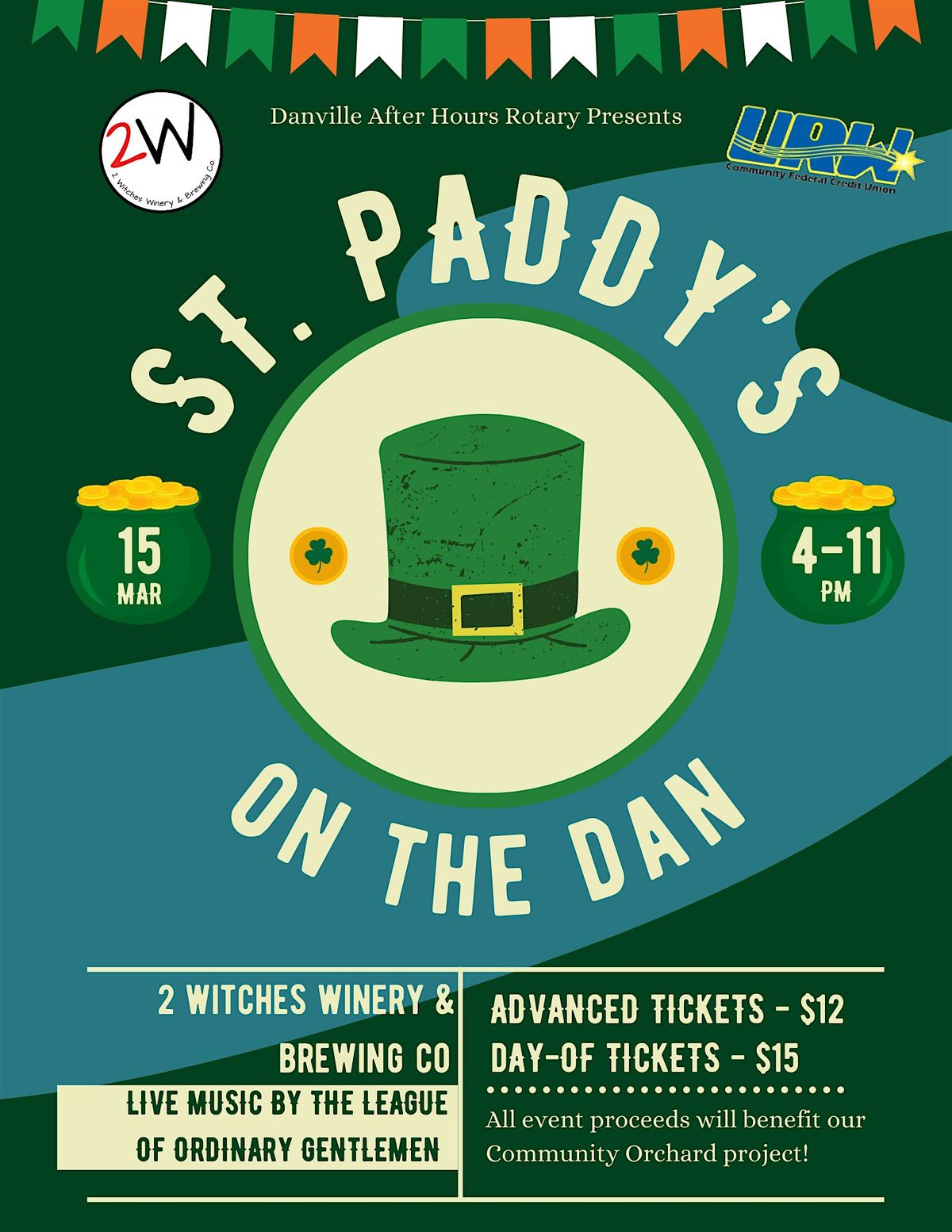 Danville After-Hours Rotary Presents: St. Paddy's on the Dan