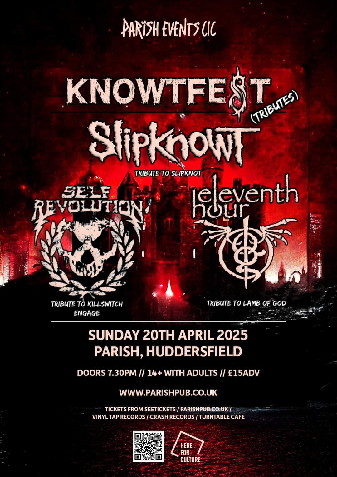 KNOWTFEST (Slipknot, Killswitch Engage & Lamb Of God Tributes)