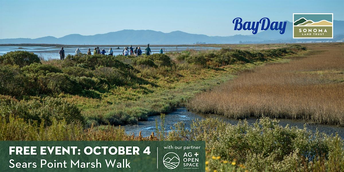 Bay Day: Sears Point Marsh Walk 10-4-25