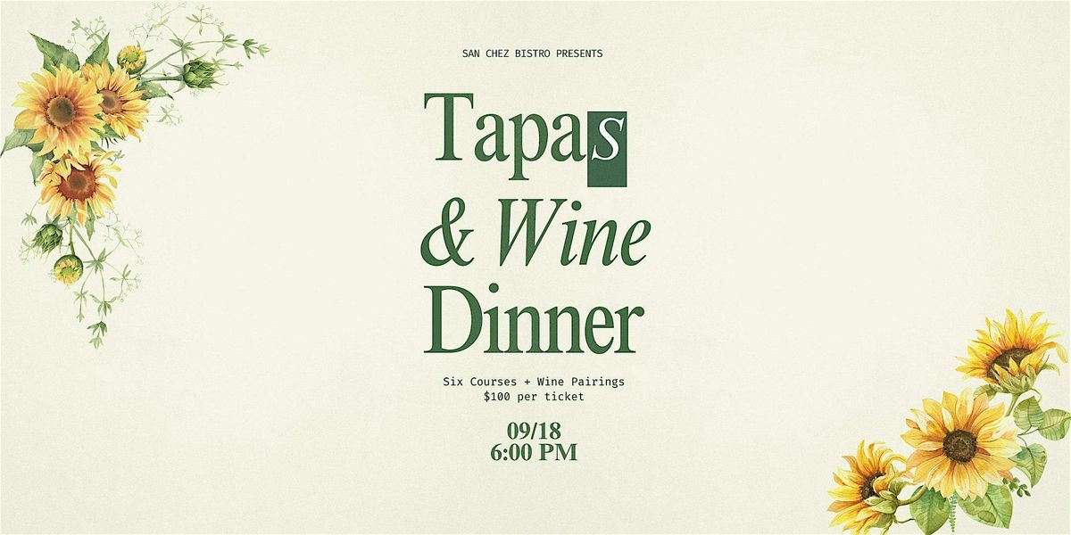 Tapas & Wine Dinner
