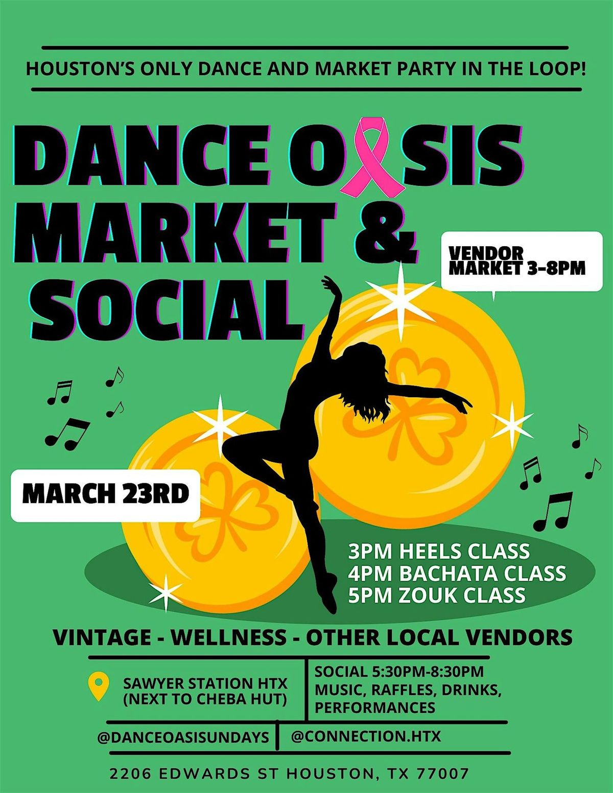 Dance Oasis Market & Social : Saint Patricks edition