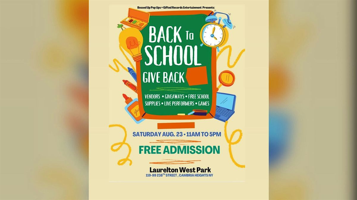 Back To School Give Back
